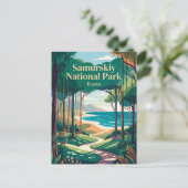Samurskiy Nationaal Park Rusland Briefkaart (Staand voorkant)