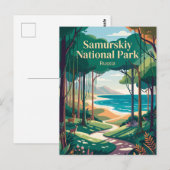 Samurskiy Nationaal Park Rusland Briefkaart (Voorkant / Achterkant)