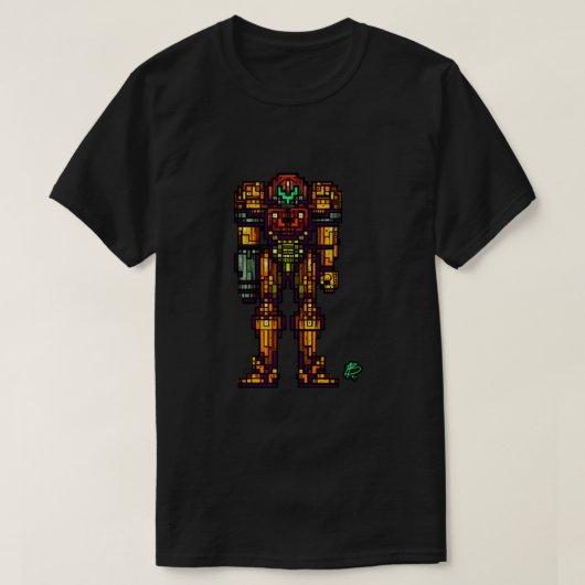 Samus Aran - de metalen laag T-shirt (Design voorkant)
