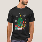 Samus Aran Metroid rond de kerstboom T-Shi T-shirt (Voorkant)