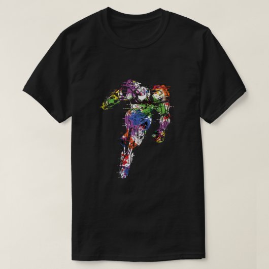 Samus Aran - sluit zich aan bij de strijd! Metroïd T-shirt (Design voorkant)