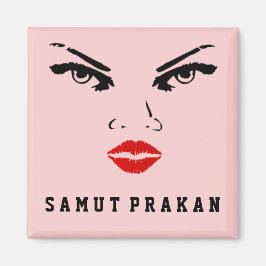 Samut Prakan, Thailand Woman Vriendin Magneet