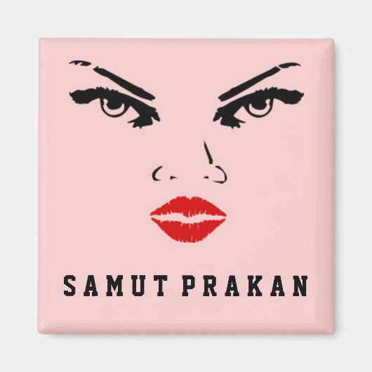 Samut Prakan, Thailand Woman Vriendin Magneet (Voorkant)