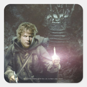 Samwise en SHELOB™ Vierkante Sticker