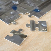 san agustin chandelier blauw legpuzzel (Zijkant)