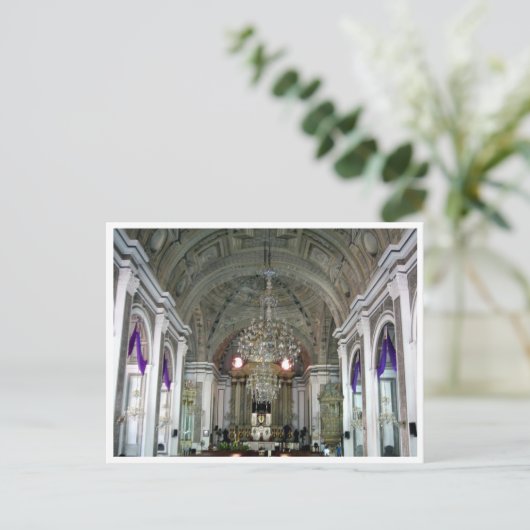 san agustin interior briefkaart (Staand voorkant)