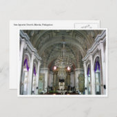 san agustin interior briefkaart (Voorkant / Achterkant)