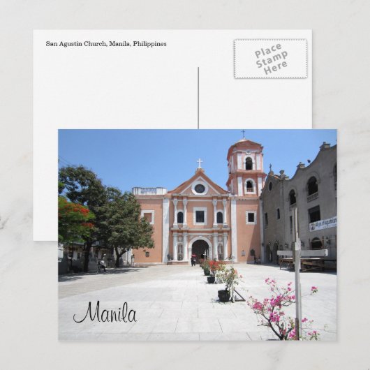 san agustin plaza briefkaart (Voorkant / Achterkant)