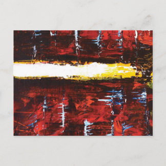 "San Andreas" - Moderne Abstracte kunst Briefkaart