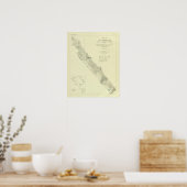 San Andreas Rift bij Fort Ross Poster (Keuken)