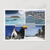 San Andres - Colombia - Mozaïek - Briefkaart (Voorkant)