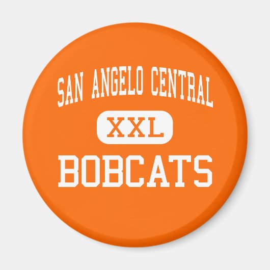San Angelo Central - Bobcats - Hoog - San Angelo Magneet (Voorkant)