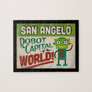 San Angelo Texas Robot - Funny  Legpuzzel