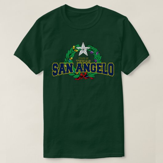 San Angelo Texas State Verenigde Staten T-shirt (Design voorkant)