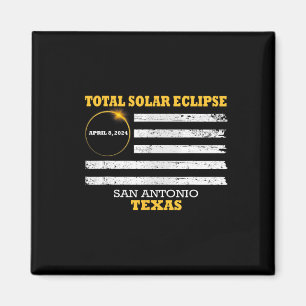 San Antonio 2024 Zonsverduistering 2024 040824 Ver Magneet
