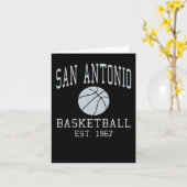 San Antonio Basketball Kaart (Gele Bloem)