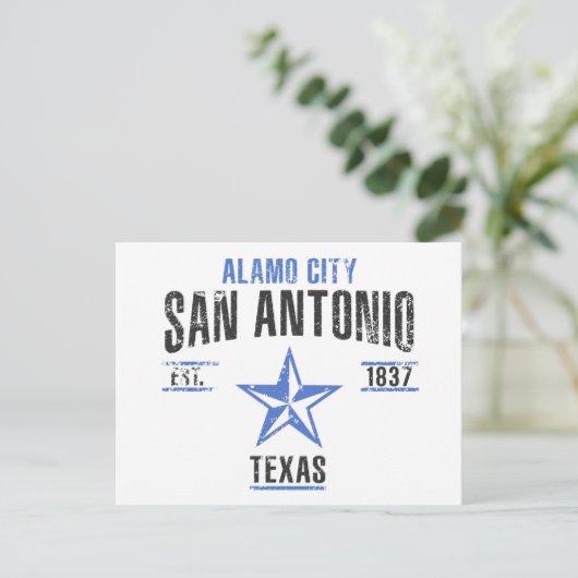 San Antonio Briefkaart (Staand voorkant)