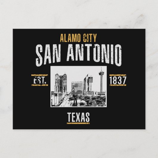 San Antonio Briefkaart (Voorkant)
