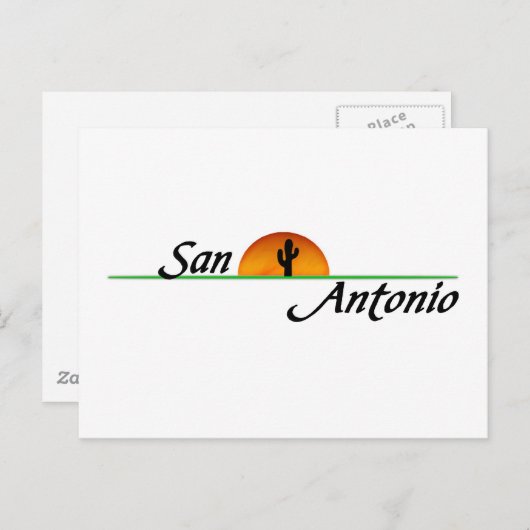 San Antonio Briefkaart (Voorkant / Achterkant)