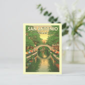  San Antonio Briefkaart (Staand voorkant)