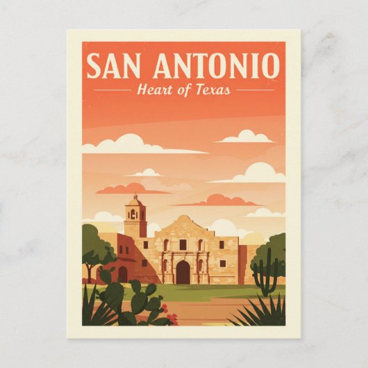  San Antonio Briefkaart (Voorkant)