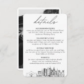 San Antonio bruiloft details behuizing Kaart (Voorkant / Achterkant)