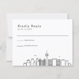 San Antonio bruiloft | Gestileerde Skyline RSVP