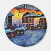 San Antonio Cafe Magneet (Voorkant)