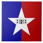 San Antonio City Flag Tile Tegeltje (Voorkant)