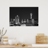 San Antonio City Lights Poster (Keuken)