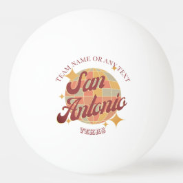 San Antonio City Texas tafeltennis Pingpongbal