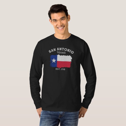 San Antonio est 1718 Ontwerp voor trotse San Anton T-shirt (Voorkant volledig)