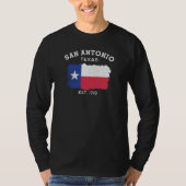 San Antonio est 1718 Ontwerp voor trotse San Anton T-shirt (Voorkant)