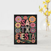 San Antonio Fiesta Kaart (Gele Bloem)