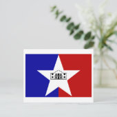 San Antonio Flag Briefkaart (Staand voorkant)