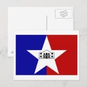 San Antonio Flag Briefkaart (Voorkant / Achterkant)