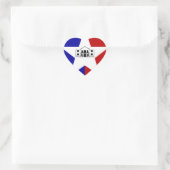 San Antonio Flag Hart Sticker (Tas)