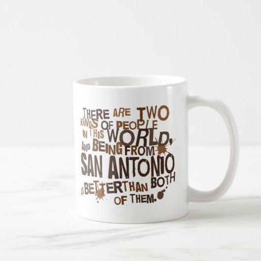 San Antonio (Funny) Gift Koffiemok (Rechts)