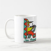 San Antonio Graphic Coffee Mok (Links)