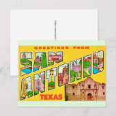 San Antonio Groet Ansichtkaart  Briefkaart (Voorkant / Achterkant)