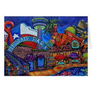 San Antonio kaart in het centrum