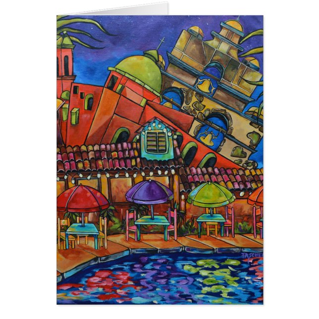 san antonio - kaart in het centrum (Voorkant)