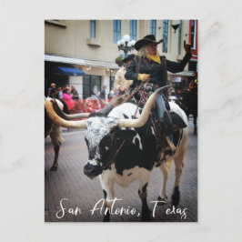 San Antonio Longhorn Briefkaart