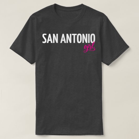 San Antonio Meisje Stad in Texas 1 T-shirt (Design voorkant)