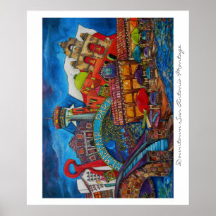 San Antonio Montage Print