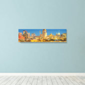 San Antonio Panoramic Skyline Uitzicht Canvas Afdruk (Insitu (Houten vloer))