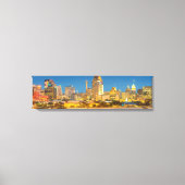 San Antonio Panoramic Skyline Uitzicht Canvas Afdruk (Voorkant)