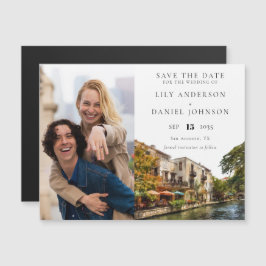 San Antonio Photo Wedding Save The Date Magnetische Uitnodiging
