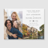 San Antonio Photo Wedding Save The Date Magnetische Uitnodiging (Voorkant)