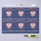 San Antonio Poland Texan Tissuepapier (Craft)